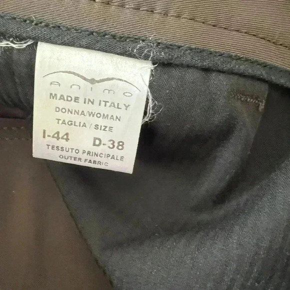 Animo Equestrian Clothing Made In Italy Brown Pants. - Picture 13 of 14